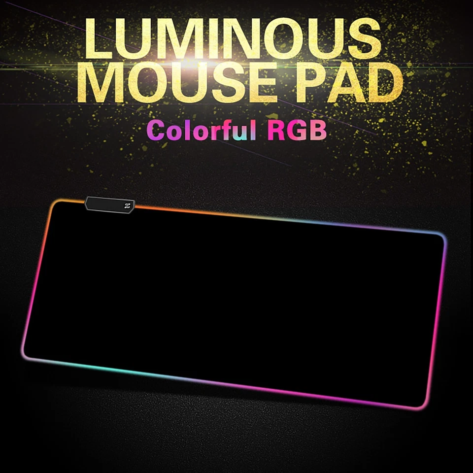✅RGB TAPPETINO XXL - MOUSE PAD GAMING LUCI LED 900X400 ANTISCIVOLO MODERNO C06✅ - Immagine 3 di 4