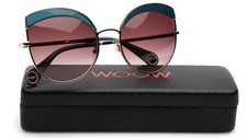 NEW WOOW Super Star 1 Col 0967 Gold Blue SUNGLASSES 57-20-140mm B52mm
