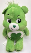 Care Bears 2020 Clover Good Luck Bear Plush 10" Green Bear Shamrock
