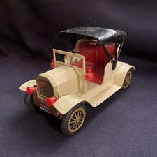 Vintage Tin Toy Opel AX-123 or CZ-345 Antique Car Friction Made in Japan