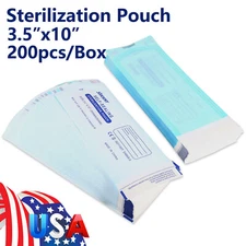 Sterilization Pouch-3.25"x10" Dental Self Seal Pouch Bag,200-2000(1-10 Boxes) MD