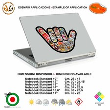 Shaka surf sticker bomb sticker notebook contoured print pvc cropped