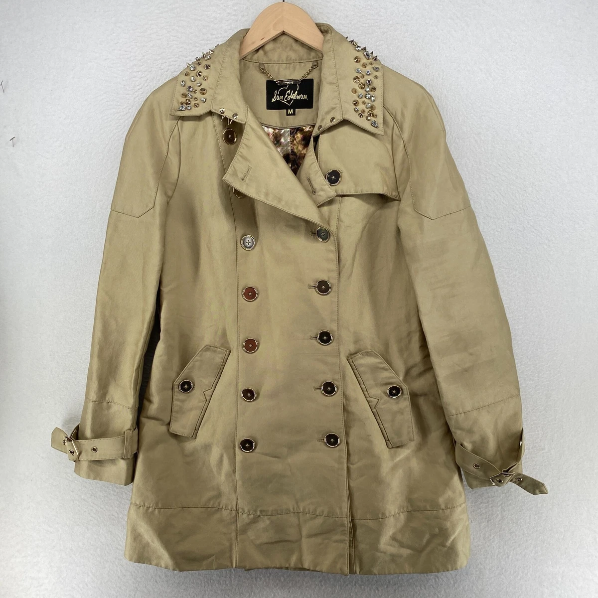 Sam edelman double breasted trench coat 2025