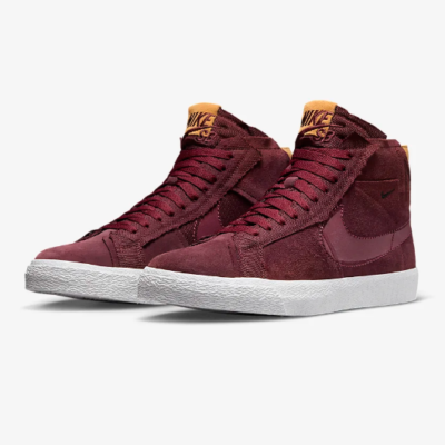 Nike SB Zoom Blazer Mid Premium Shoes 'Night Maroon' (DV7898-600