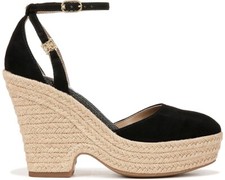 Sam Edelman Alvin A8455LR306 - Espadrillas Donna Con Doppia Cinghia, Slip-on, Tacco Basso E Punta A Mandorla