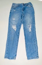 Forever 21 Girls Destroyed Skinny Jeans 11/12 Adjustable Waist