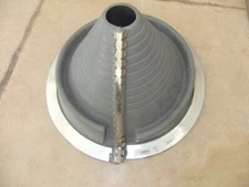 Dektite Pipe Flashing Boot: RF802G RETROFIT Gray EPDM Flexible Round