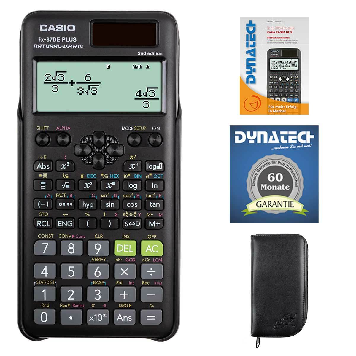 Calcolatrice Scientifica Casio FX 87 DE Plus 2nd Edition - Per Scuola E Università