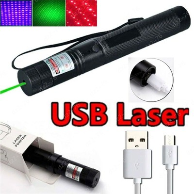 50M starker Strahl grüner Laserpointer 533 nm Laser Taschenlampe wiedera