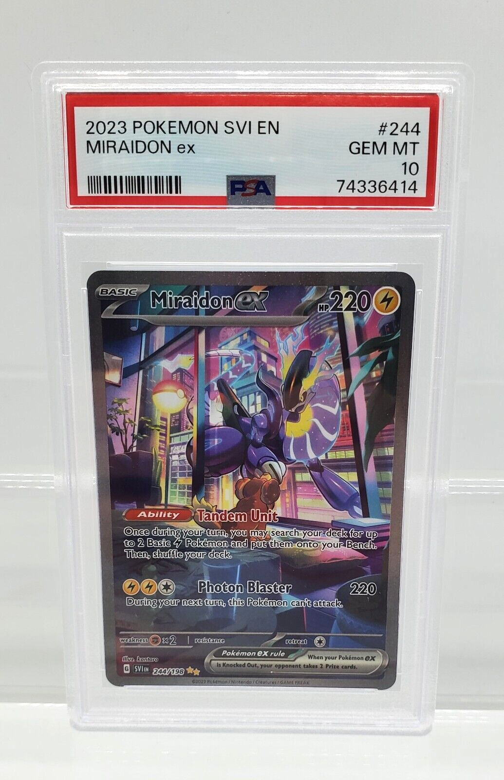 Miraidon ex (244/198), Busca de Cards