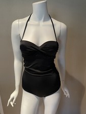 H M black one-piece swimsuit Size 6