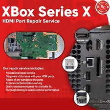 Microsoft Xbox Series X/S HDMI Port Repair Service Fast Same-Day Turnaround