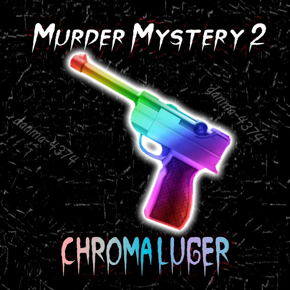 Murder Mystery 2 Chroma Luger - MM2 Chroma Godly