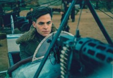 CHRIS PINE signed Autogramm 20x30cm WONDER WOMAN in Person autograph COA