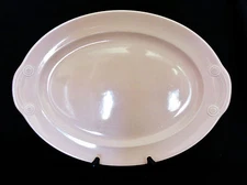 Lu Ray LuRay Pastel Pink 13" Oval Platter #6521 Taylor Smith Taylor Pottery