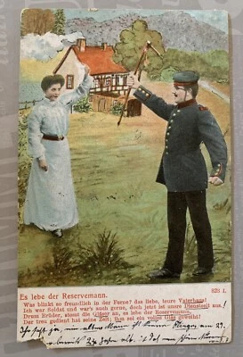 cpa Allemagne réserviste 1908 #29 - Photo 1/2