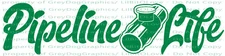 Pipeline Life Vinyl Decal Pipe Liner Layer Sticker Oil Gas 