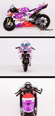 Maquette Moto Ducati-Pramac 1/18 – #89 Martin, Modèle Statique En Alliage, Collection Adulte, 12 X 5 X 7,5 Cm