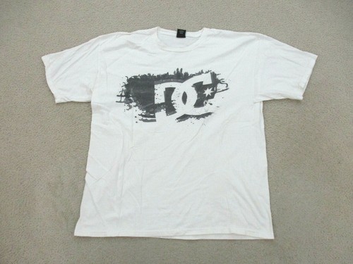 DC Shoes Shirt Adult Large White Black 