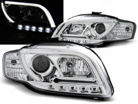 Scheinwerfer Paar Audi A4 B7 04-08 Daylight Lti Drl Led Chrom