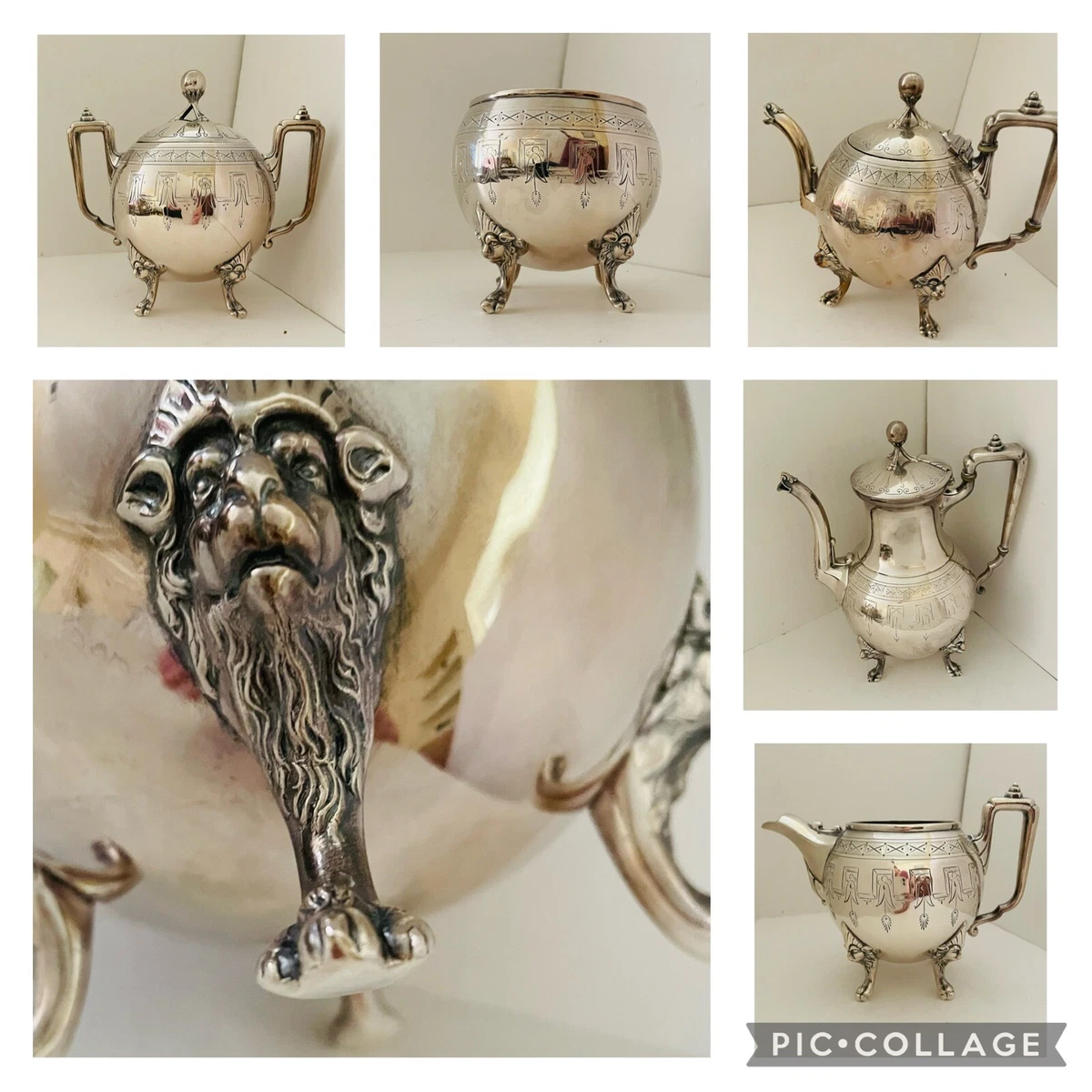 Reed & Barton Lion US Silver-Plated Antiques for sale | eBay