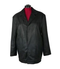 L. Lambertazzi Jacke 52 Regular Lederjacke Übergangsjacke Winterjacke Black *TOP