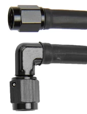 Allstar Performance 48426 | Coated Braided Line 40in #3 Hose -3 Str/-3 90 Deg