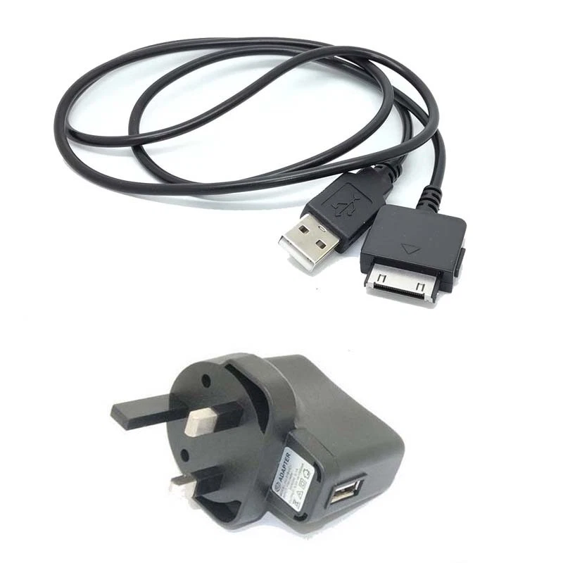 Battery Wall AC Charger+USB CABLE FOR MICROSOFT ZUNE HD MP3 mp4 Zune 30G-120G - Image 3 of 4