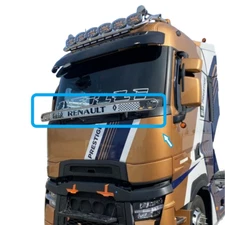 Fit Renault T Model 2015-2023 Pipe Stone Holder Chrome Disc Grill Fly Screen