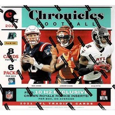 NFL 2021 Panini Chronicles H2 Hybrid Football Box 