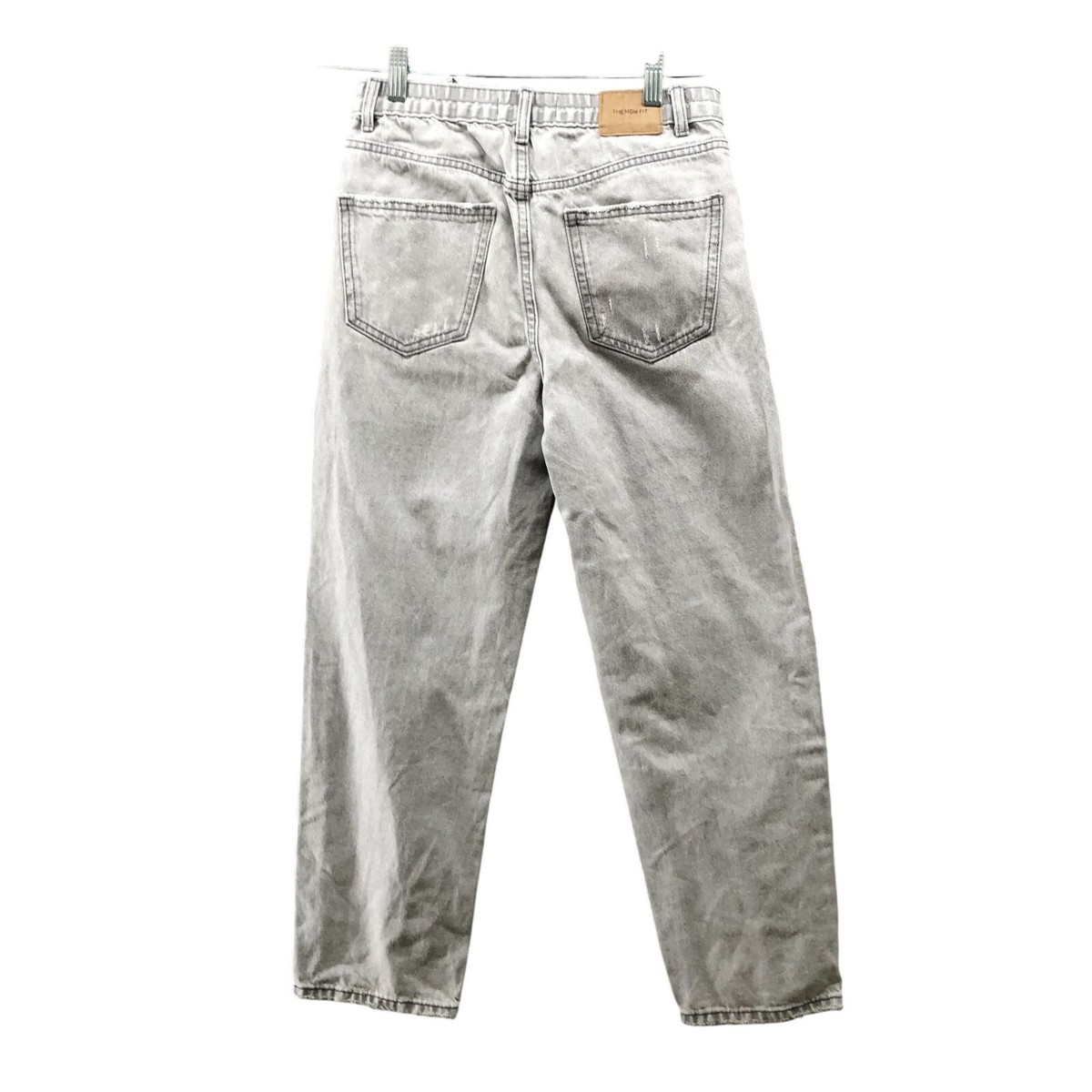 Zara Youth Girls Size 13-14 Mom Fit Jeans Light Gray High
