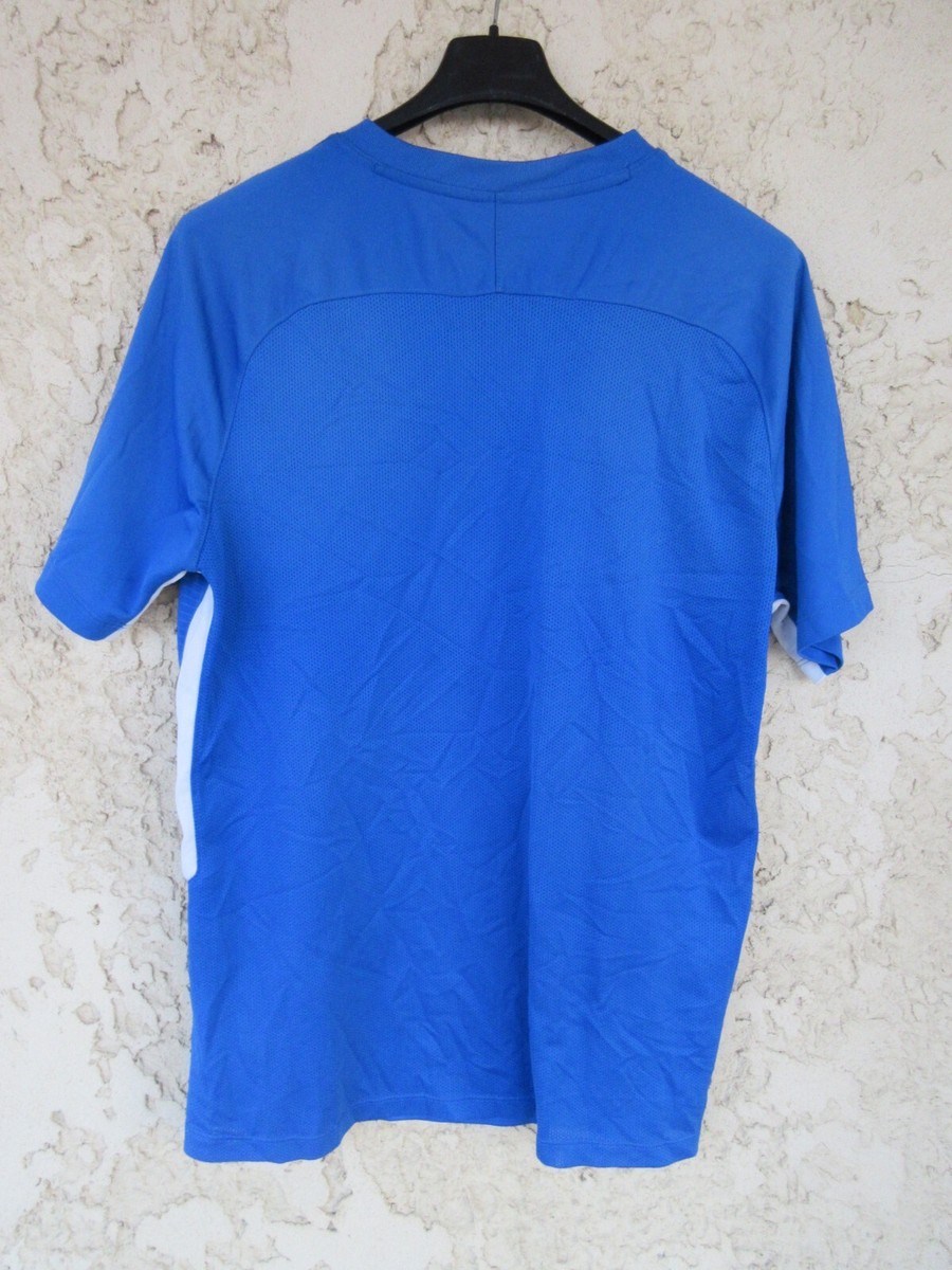 Maillot GF 38 GRENOBLE FOOT porté n°12 NIKE training shirt jersey bleu L | UK