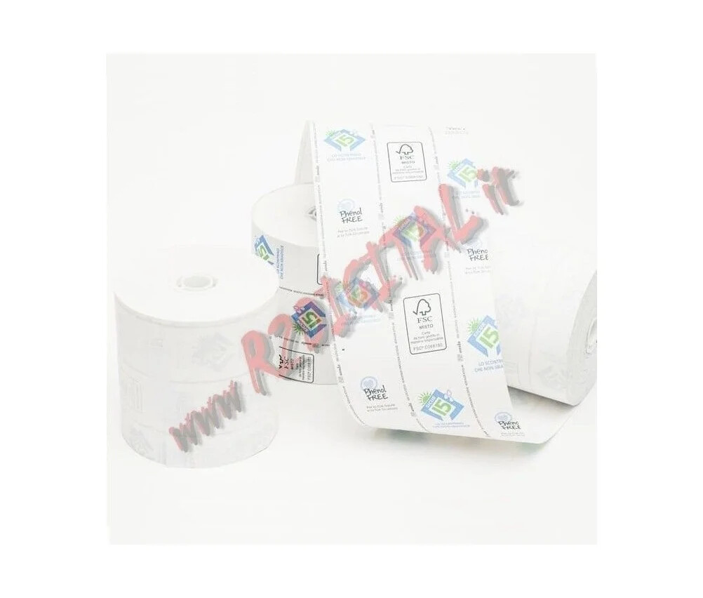 Aglow.it 3 ROTOLI CARTA TERMICI 57mm x 35mt OMOLOGATI per Registratore di cassa,