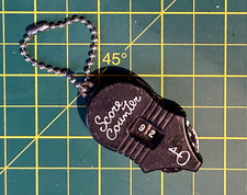 Vintage Score Caddy Pocket Golf Score Keeper Black Keychain Style Rare