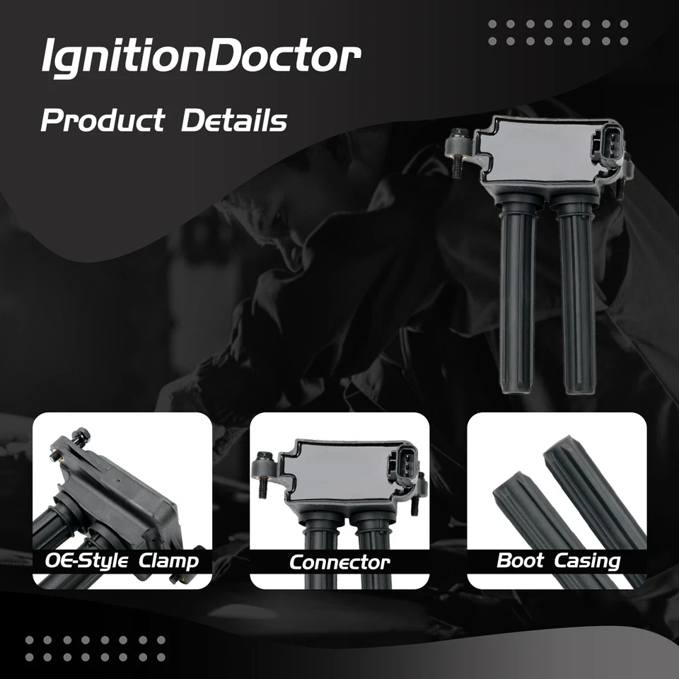 8X High Quality Ignition Coils for Dodge Charger Chrysler RAM 1500 5.7L V8 UF504 Foto 2 de 4
