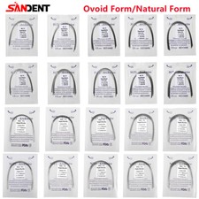 100PCS Dental Orthodontic NITI Arch Wire Round Elastic NITI Natural / Ovoid