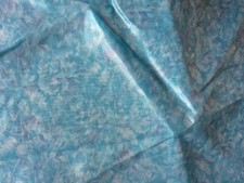MULTI SHINY BLUE PRINT 100 SHEER POLYESTER FABRIC 60X54 INCHES 1.6 YD