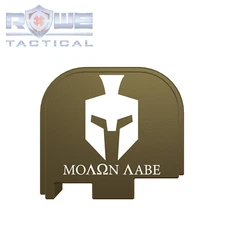 Rowe Tactical Rear Slide Cover Plate for Glock G43 G43x G48 - OD - Molan Labe I