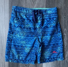 Tommy Bahama Little Boy's 6 Blue Hibiscus Mesh Lined Swim Shorts Trunks