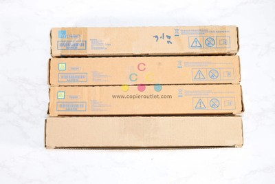 4 Open Box OEM Konica BH C250i,C300i,C360i TN328C,Y, Y,AK Toners AAV8430,230,130