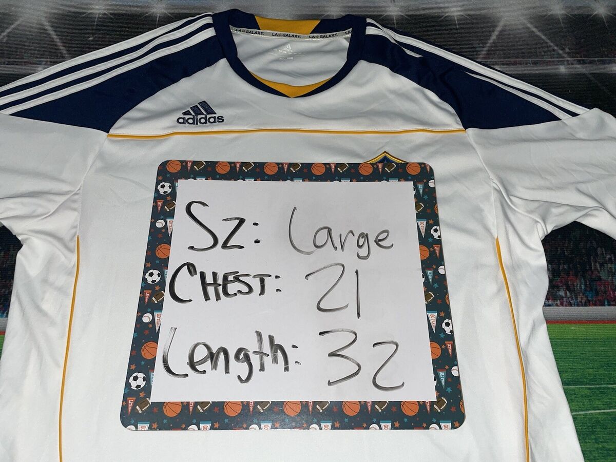 LA Galaxy MLS 2010 Adidas Climacool Jersey Mens Sz Large LA Galaxy MLS 2010 Adidas Climacool Jersey Mens Sz Large