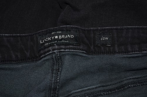 Lucky Brand Women’s Black Hayden Boot 5 Pocket Jeans Size: 22W #2 - Picture 2 of 4