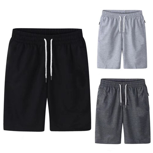 Mens Shorts Jersey Plain Elasticated Gym Sweat sports Plus Jogger Jogging S-6XL - Picture 8 of 16