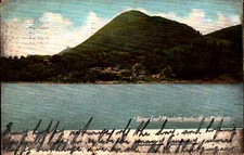 Postcard Sugar Loaf Mountain Hudson River Highlands 1906 Postmark