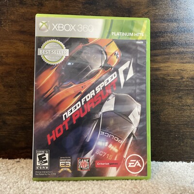 Need for Speed Hot Pursuit (Microsoft Xbox 360) No Manual