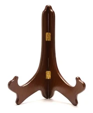 10" Walnut Wood Display Easel / Stand / Holder
