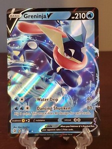 Pokémon TCG Greninja V Fusion Strike 073/264 Holo Ultra Rare, NM