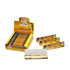 Full Box BANANA Fruit Flavored Cigarette Rolling Papers Classic King Size