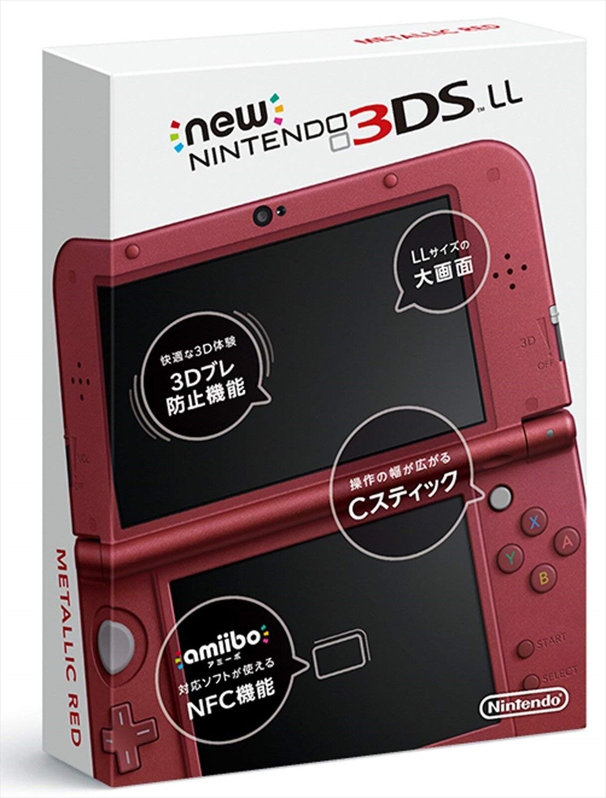 Nintendo 3DS Red Handheld Game Console, Tela Pequena, Jogos Grátis, Carry,  32 GB, 64 GB, 128GB, 3.5