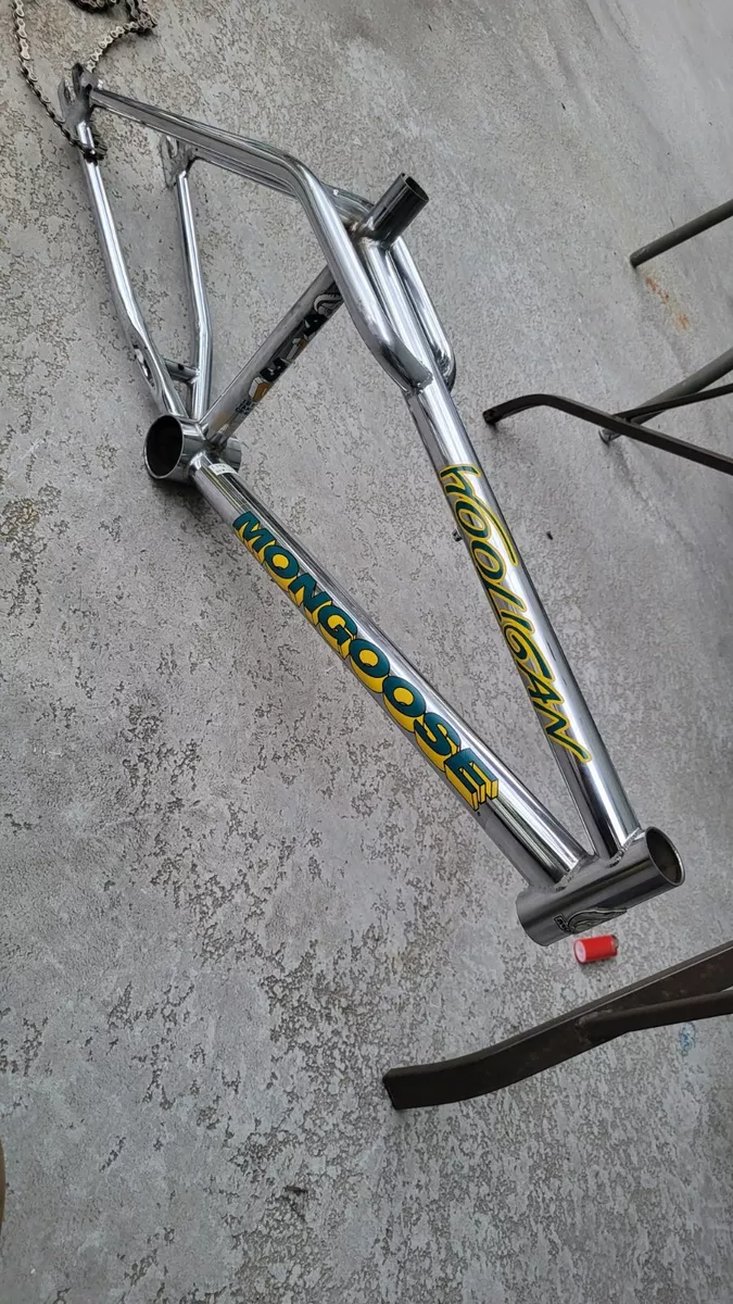 Mongoose Hooligan Dmc 1995 Ish FRAME Old Mid SCHOOL BMX Villain